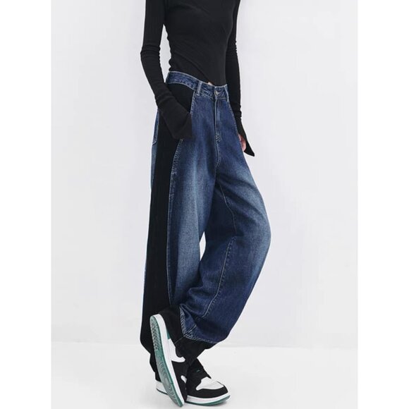 Women Wide Leg Sweatpants High Waisted Baggy Lounge Pants Pockets - Picture 4 of 5